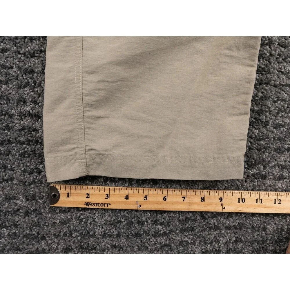 The North Face Convertible Cargo Pants Mens 2XL Beige Belted Flex Waist Gorpcore
